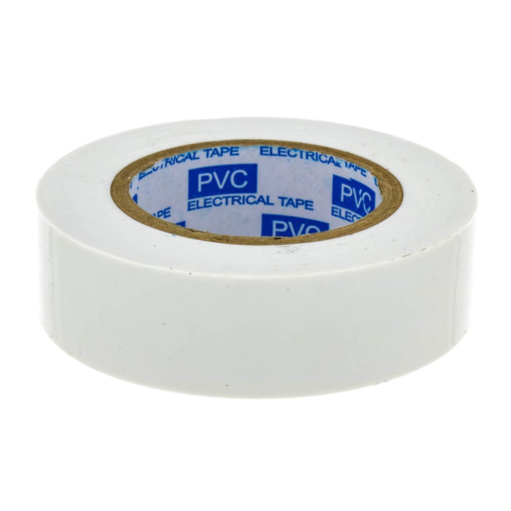 Insulation Tape White 10m X 19mm X 0.19mm, EUREKA Cashbuild