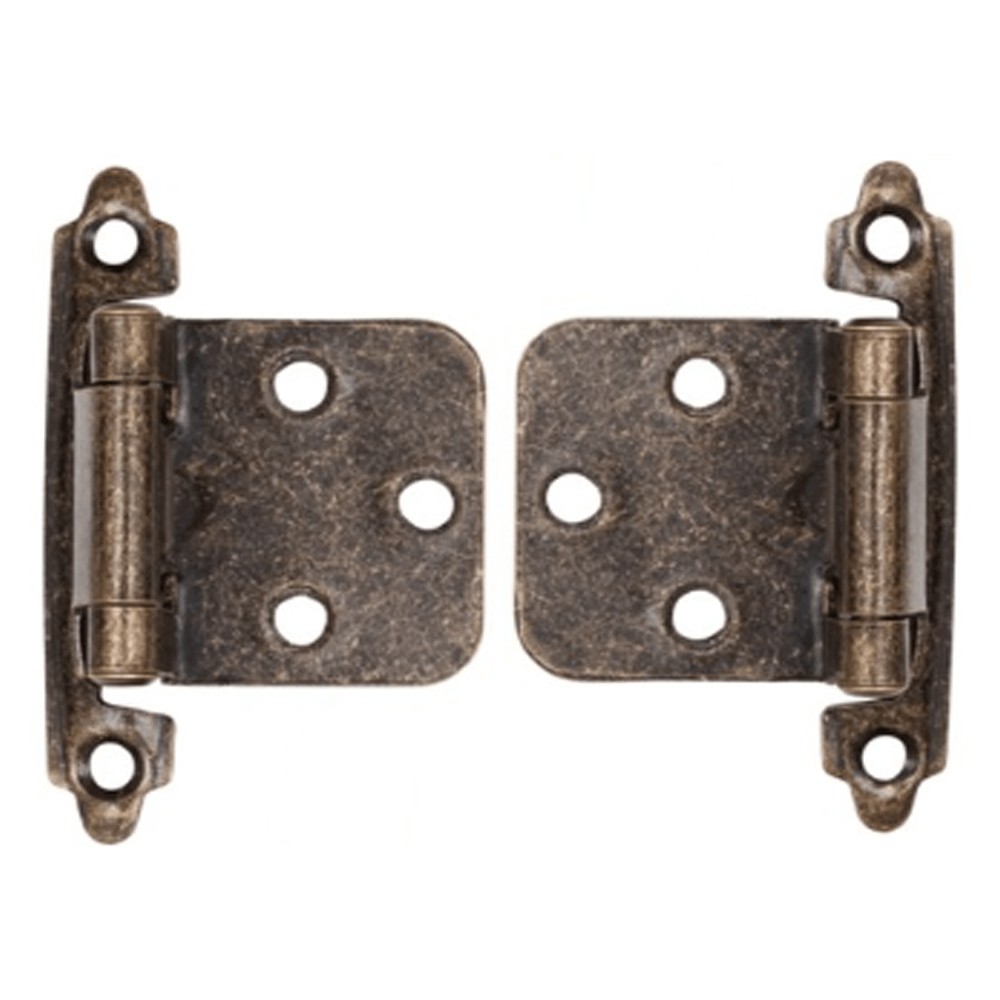 Self Closing Hinges Antique Brass Plated