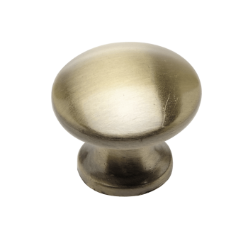 Antique Brass Mushroom Knob