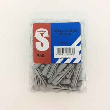 Value Pack Wall Plugs Nylon 8mm Quantity:50