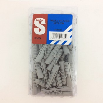 Value Pack Wall Plugs Nylon 10mm Quantity:40