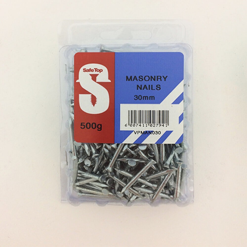 Value Pack Masonry Nails Zp 3.0mm X 30mm Quantity:500g