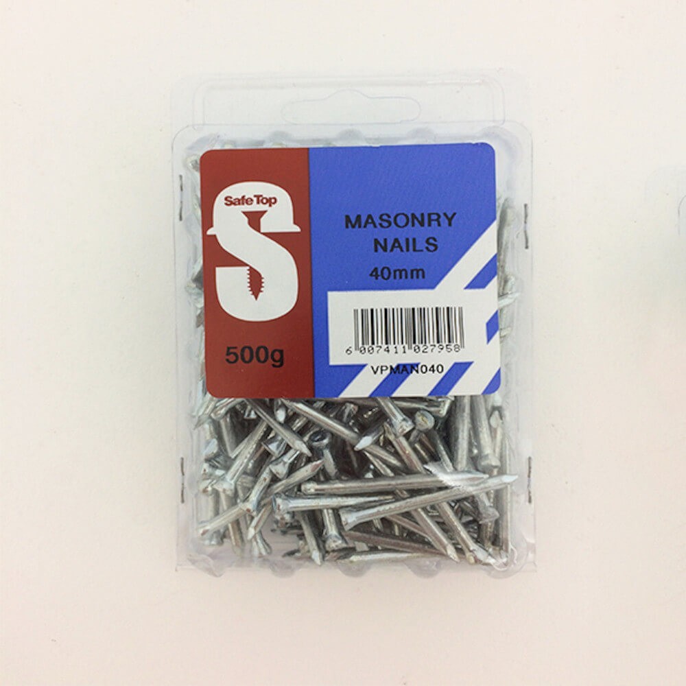 Value Pack Masonry Nails Zp 3.0mm X 40mm Quantity:500g