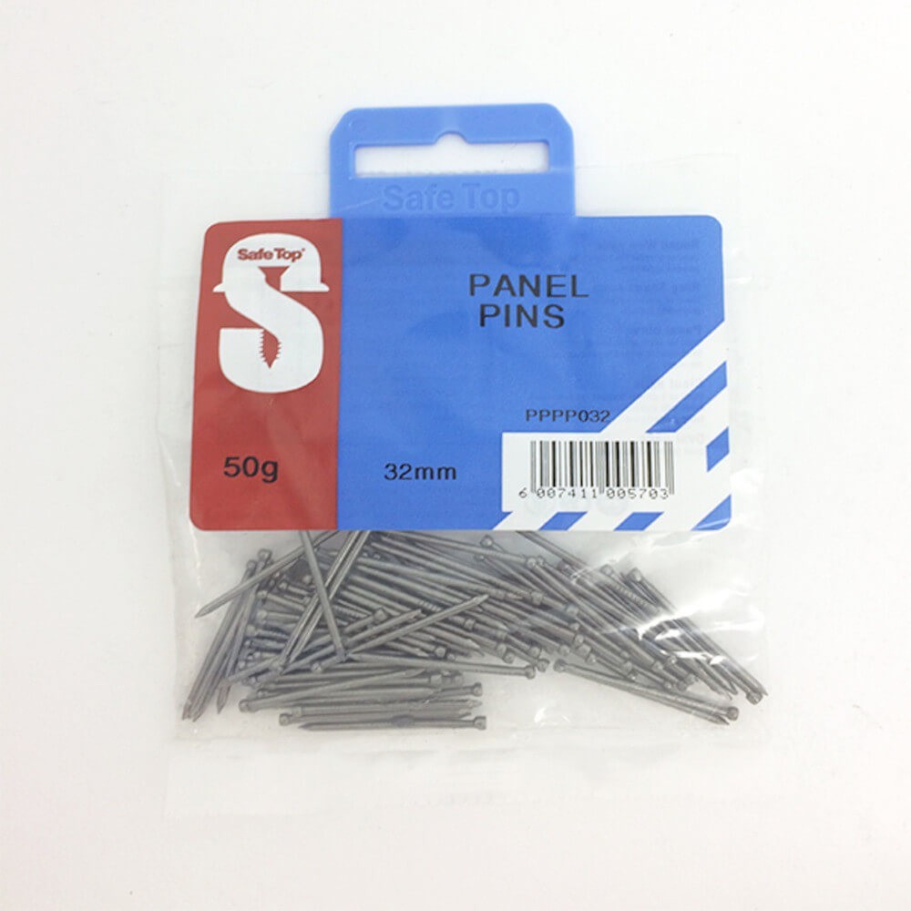 Pre Pack Panel Pins 32mm Quantity:50g