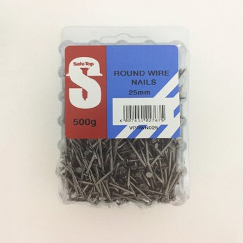 Value Pack Round Wire Nails 25mm Quantity:500g