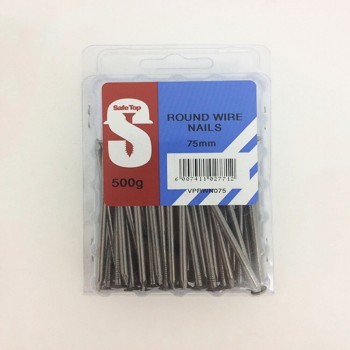Value Pack Round Wire Nails 75mm Quantity:500g