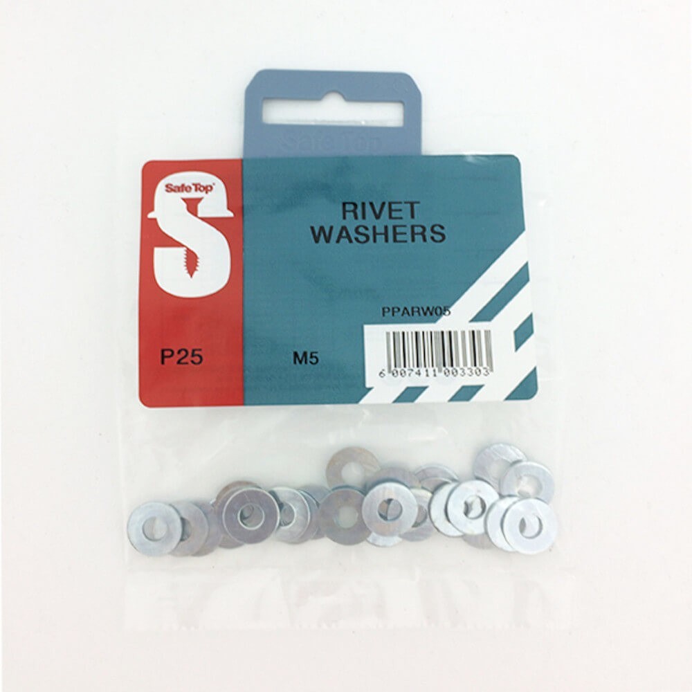Pre Pack Rivet Washers M5 Quantity:25