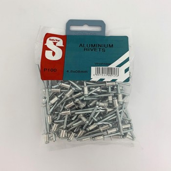 Value Pack Aluminium Rivets 4.8mm X 8mm Quantity:100