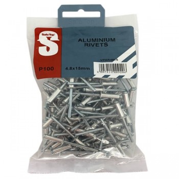 Value Pack Aluminium Rivets 4.8mm X 15mm Quantity:100