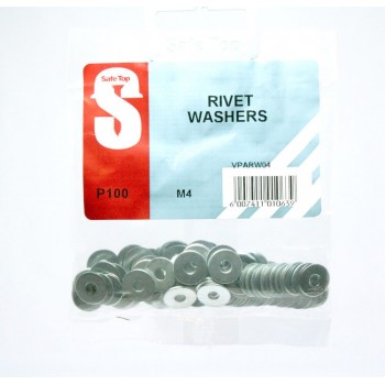 Value Pack Rivet Washers M4 Quantity:100