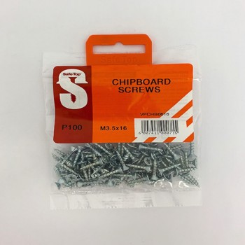 Value Pack Chipboard Screws M3.5 X 16mm Quantity:100