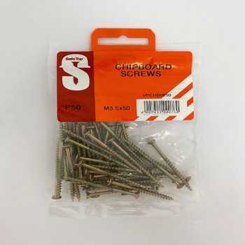 Value Pack Chipboard Screws M3.5 X 50mm Quantity:50