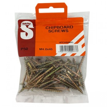 Value Pack Chipboard Screws M4.0 X 45mm Quantity:50