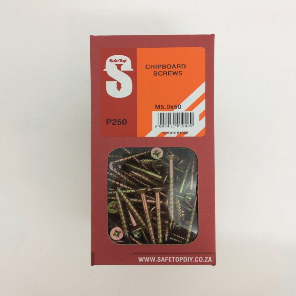 Svb Chipboard Screws M5.0 X 50mm Quantity:250