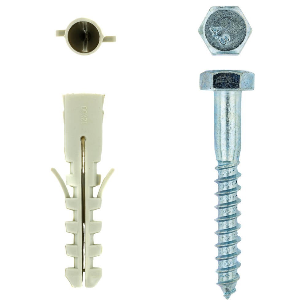 Eureka Coach Screw & Plug 10x75mm Quantity4ea, EUREKA Cashbuild