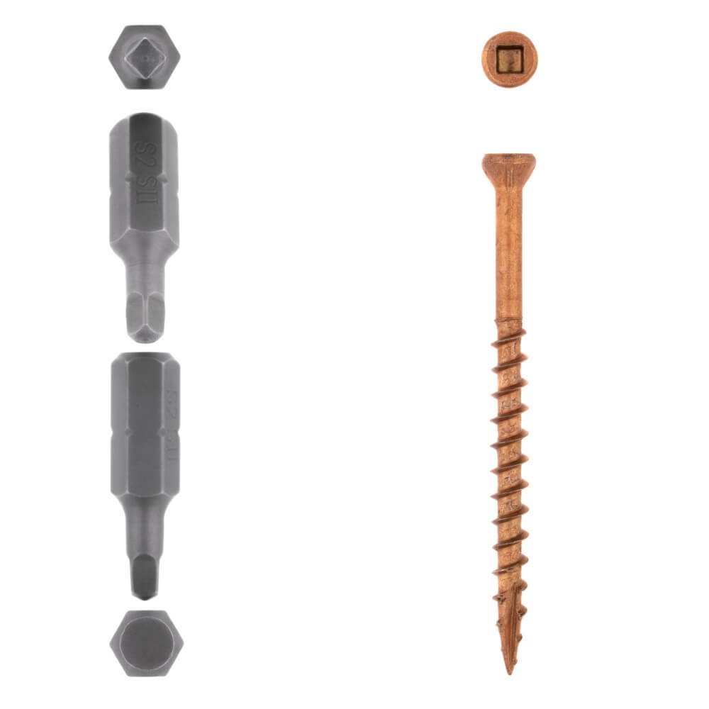 Eureka Decking Screw Smooth Shank 4.5x60mm Quantity200, EUREKA Cashbuild