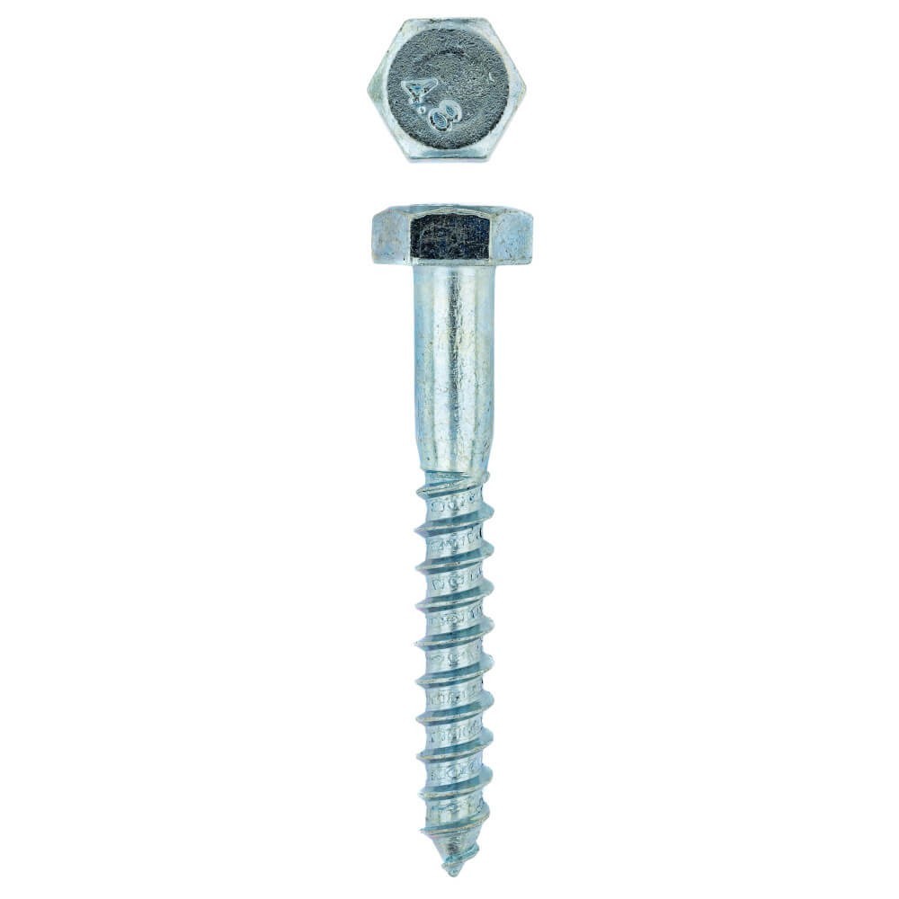 Eureka Coach Screw Galvanized Mild Steel 10x75mm Quantity40, EUREKA