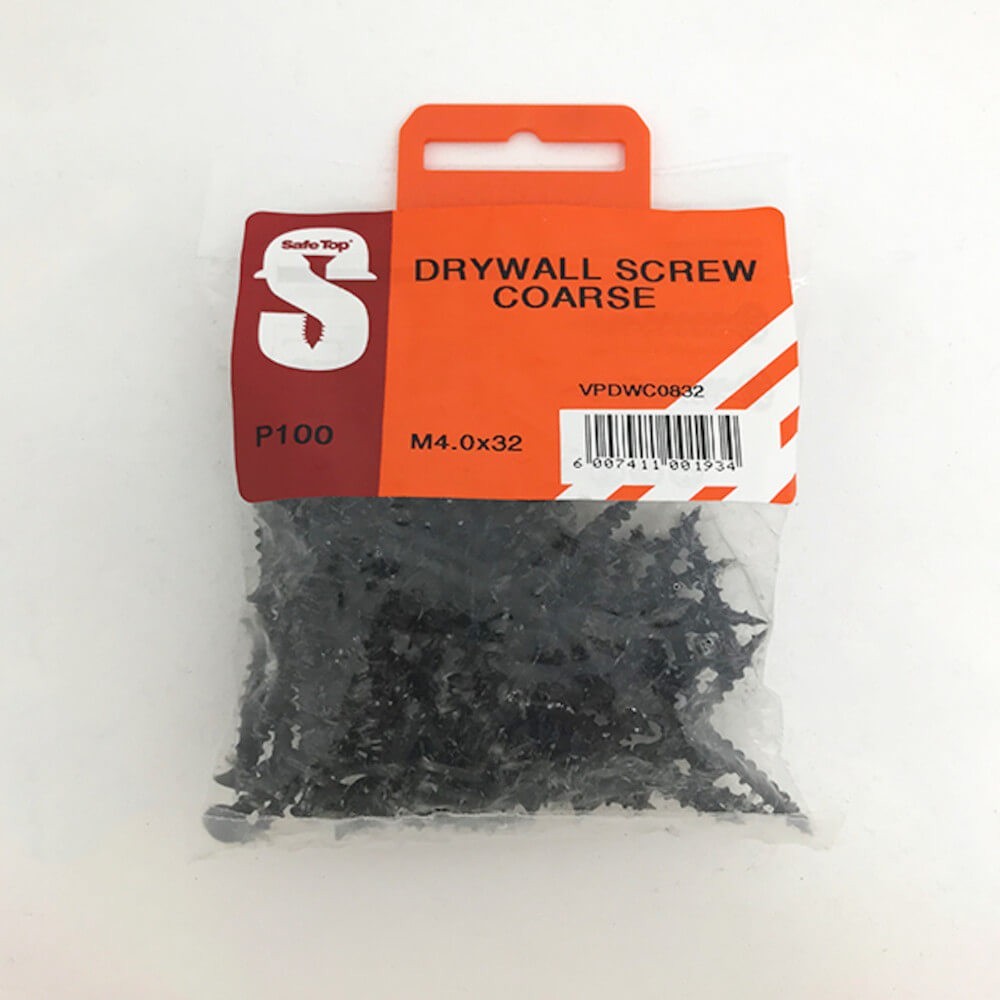 Value Pack Drywall Screws Course M4.0 X 32mm Quantity:100