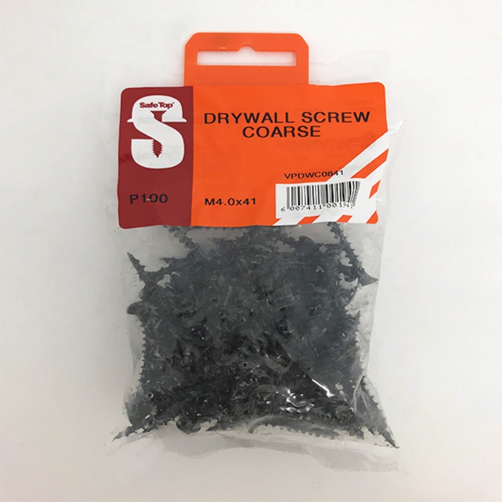 Value Pack Drywall Screws Course M4.0 X 41mm Quantity:100