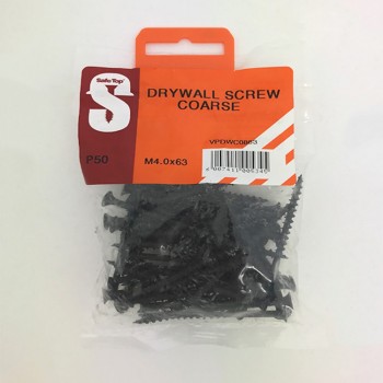 Value Pack Drywall Screws Course M4.0 X 63mm Quantity:50