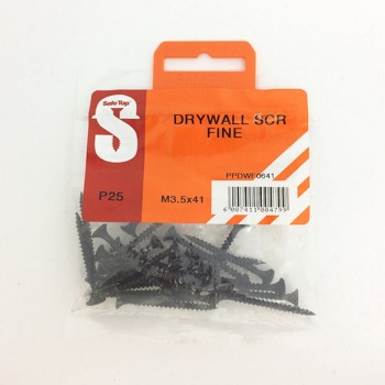 Pre Pack Drywall Screws Fine M3.5 X 41mm Quantity:25