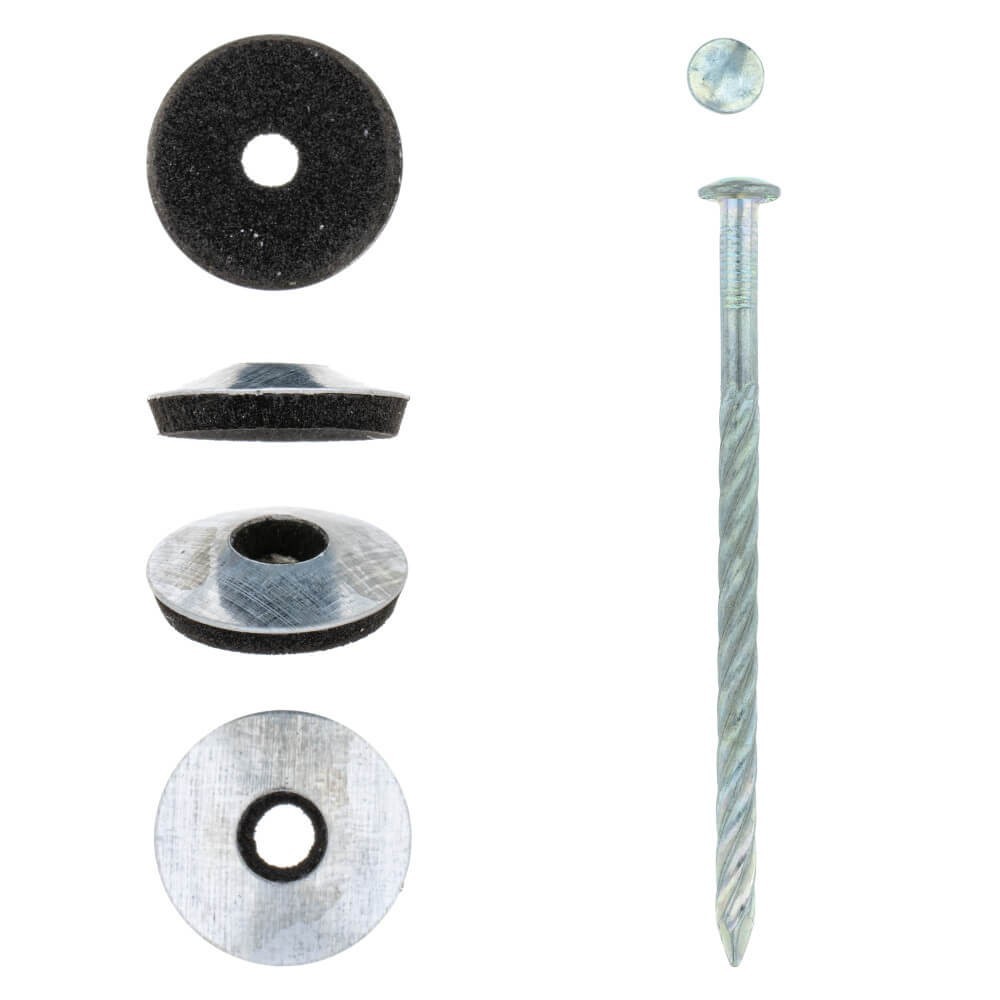 Eureka Nail Roof & Bonded Washer 45x90mm Quantity100, EUREKA Cashbuild