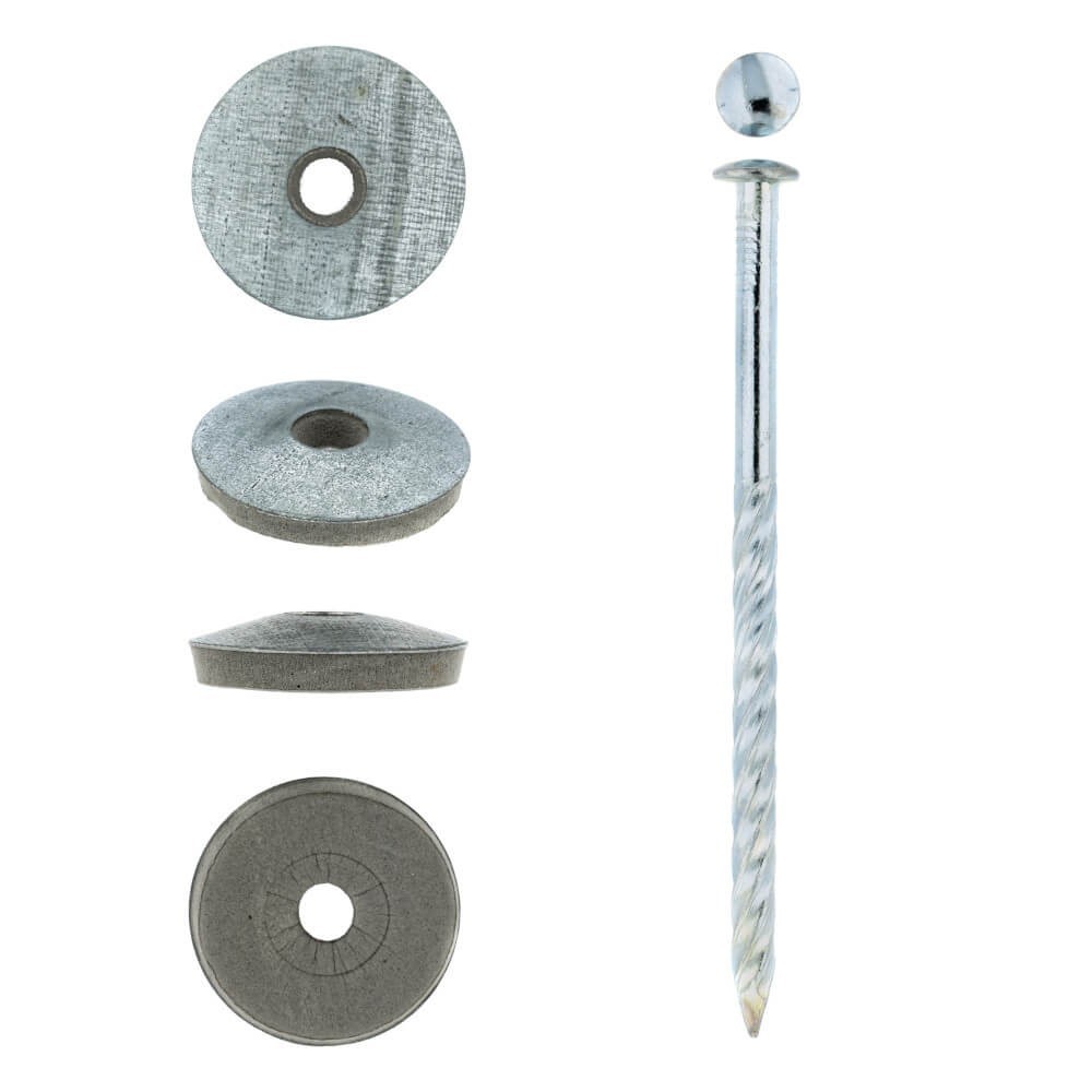 Eureka Nail Roof & Bonded Washer 66x120mm Quantity50, EUREKA Cashbuild