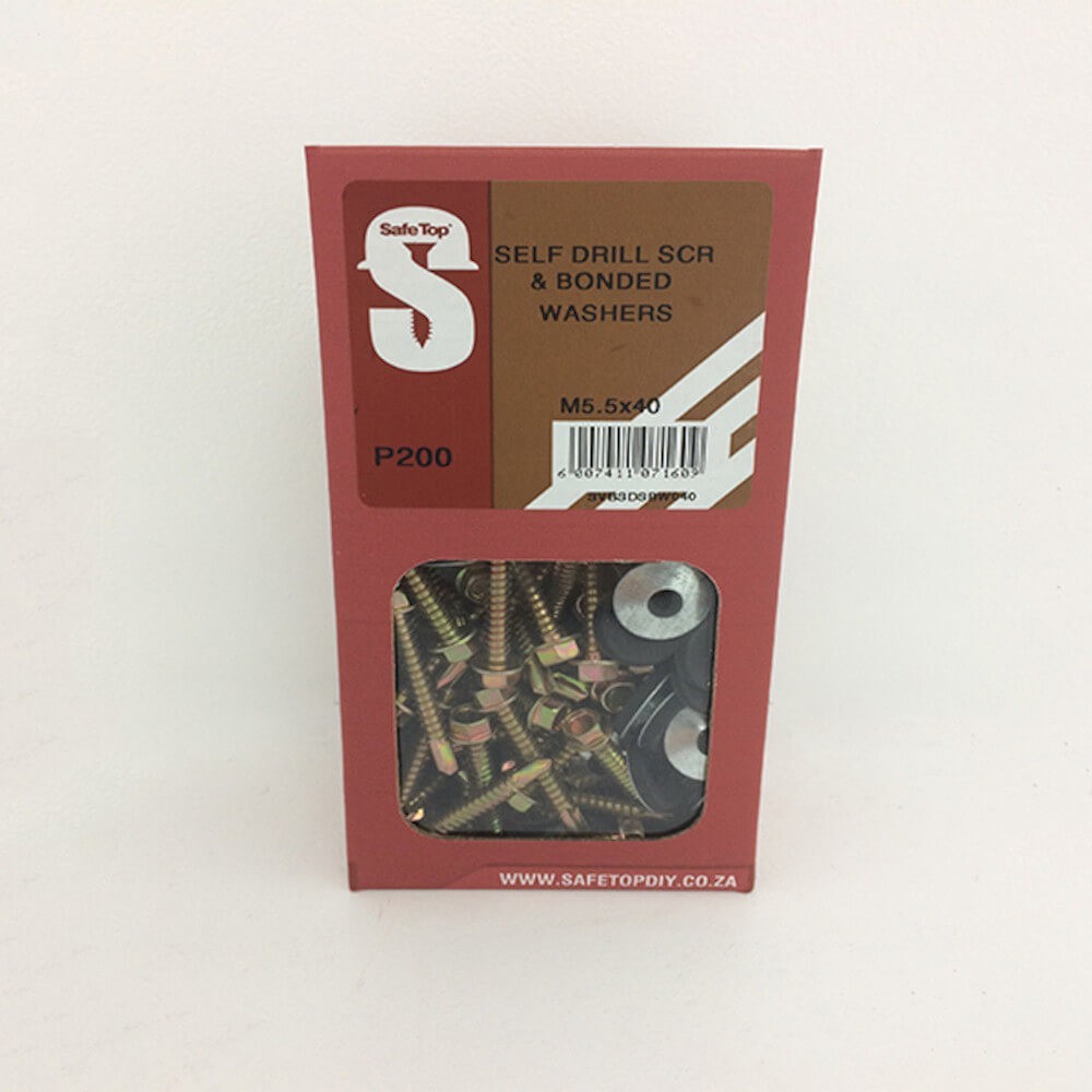 Svb Self D Screws & Banded W M5.5 X 40mm Quantity:200