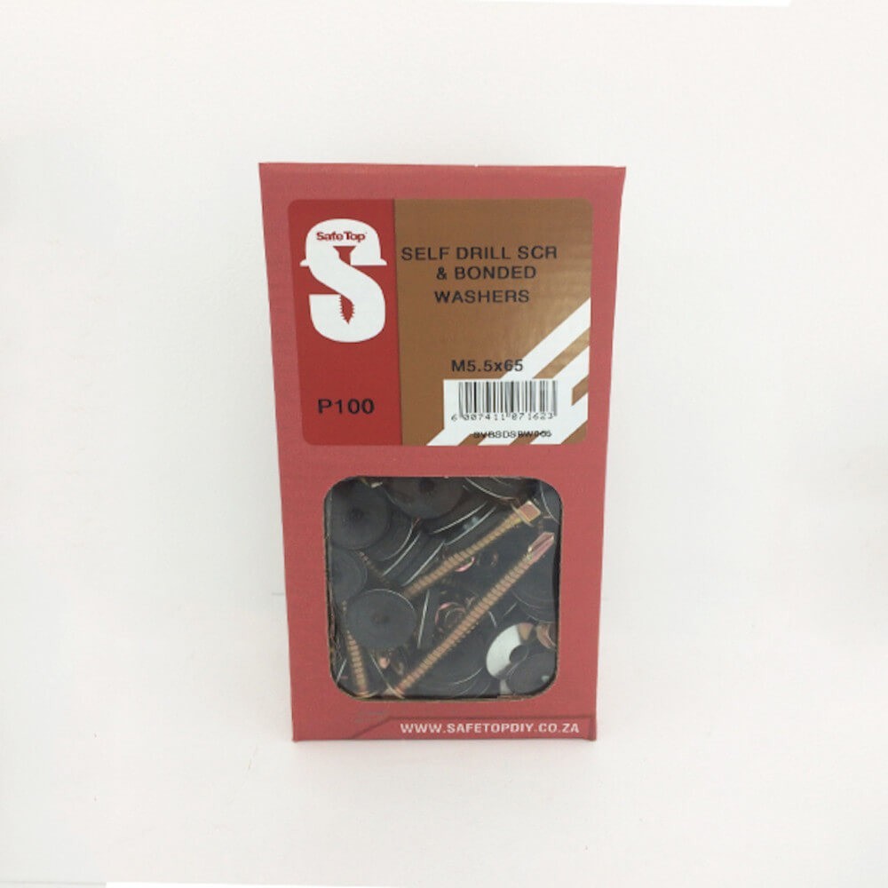Svb Self D Screws & Banded W M5.5 X 65mm Quantity:100