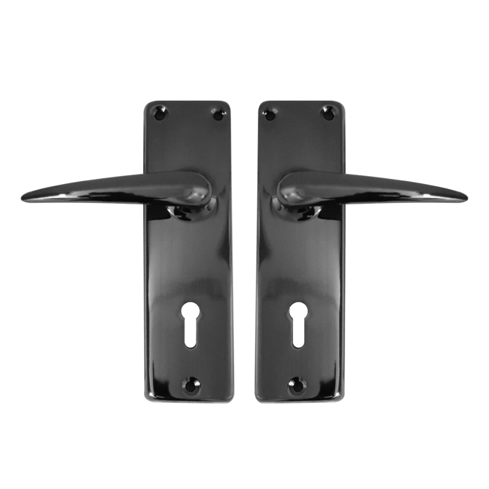 6" Common Steel Handles Black Satin Plated, TROJAN Cashbuild