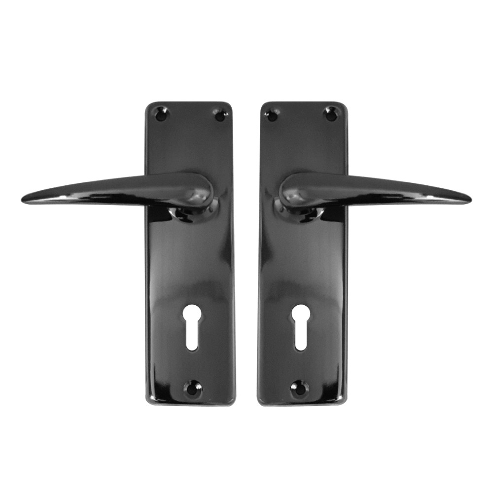 6" Common Steel Handles Black Satin Plated, TROJAN Cashbuild