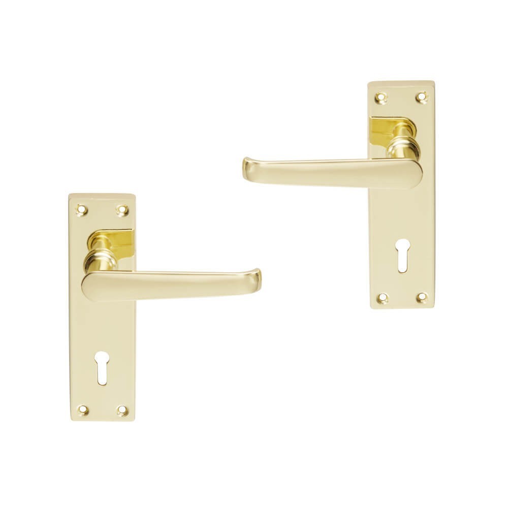 Door Handle Victorian Straight Plate Door Handle Victorian Straight Plate