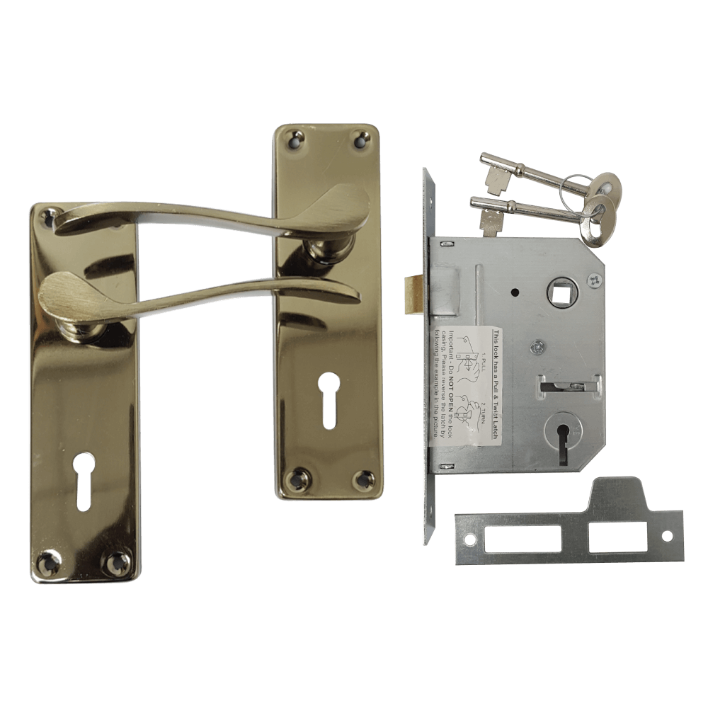 Lockset 2 Lever, TROJAN Cashbuild
