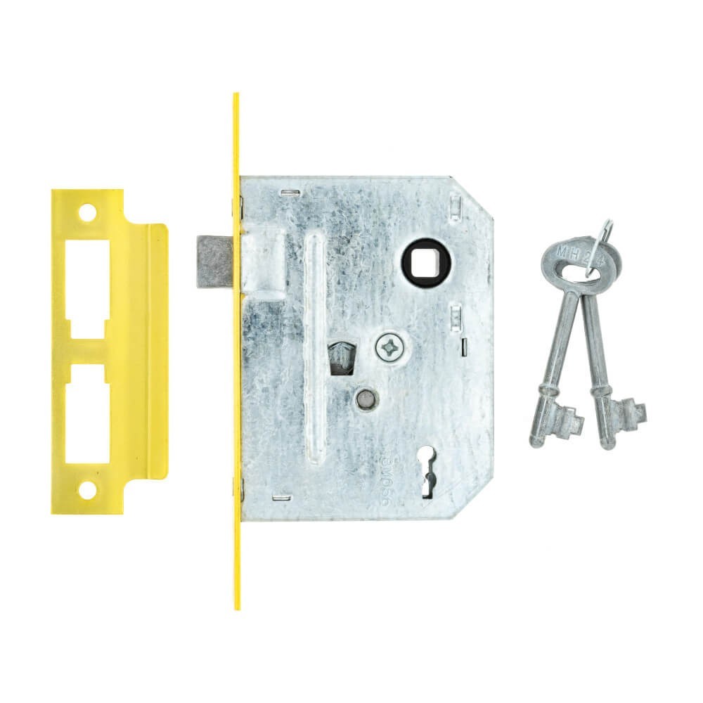 Fort Knox Brass 2-lever Only Plated Quantity:1