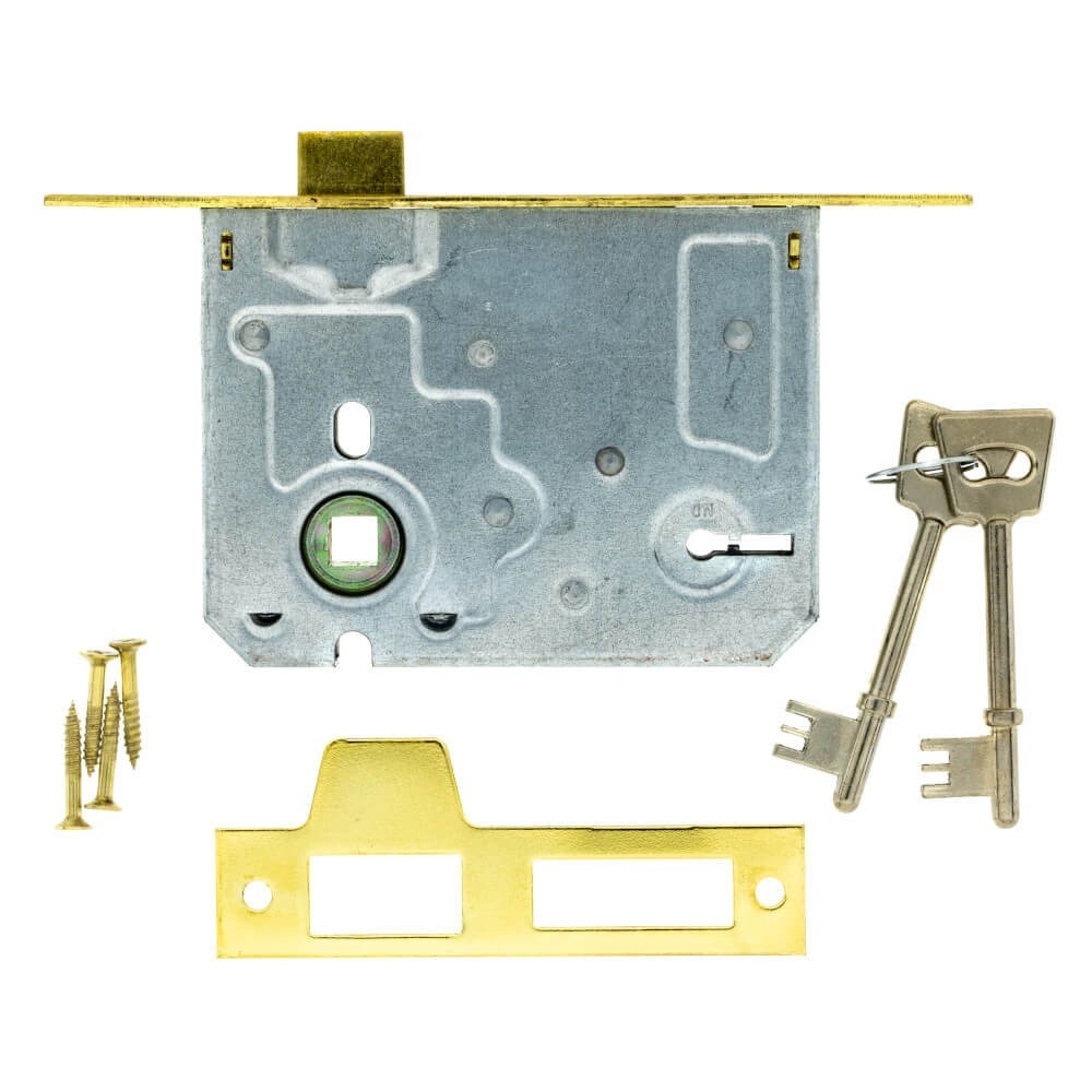 Fort Knox Brass Plated 4-lever Only Quantity:6