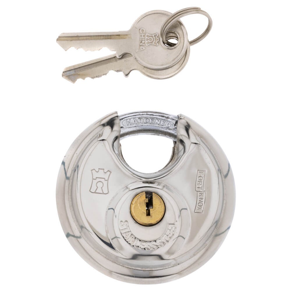 Fort Knox Stainless Steel Discus Lock 60mm Quantity:1