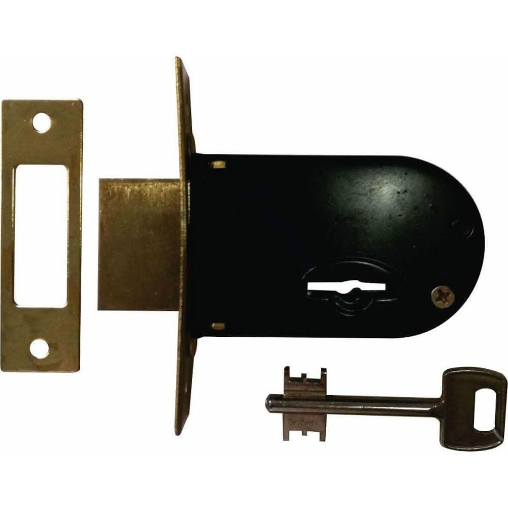 Security Gate Lock With Keys & Striker Plate