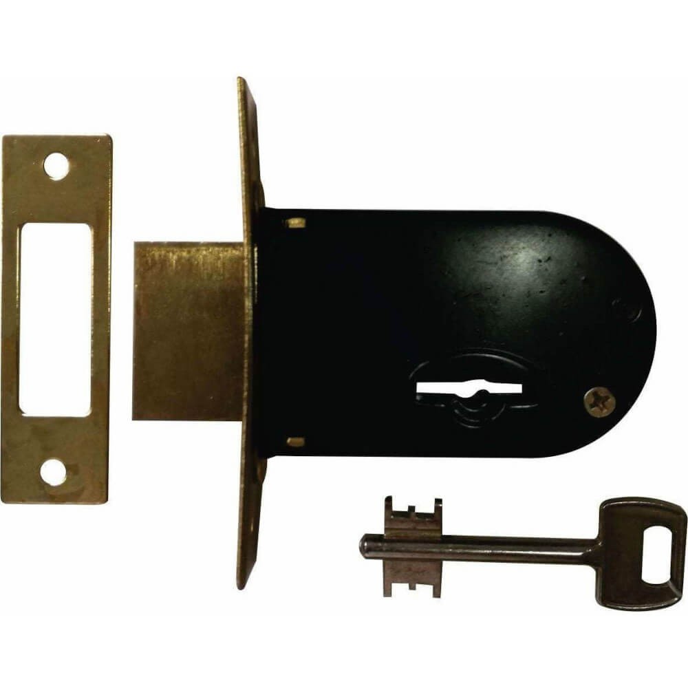 Security Gate 6" Lock, Keys & Striker Plate, TROJAN Cashbuild