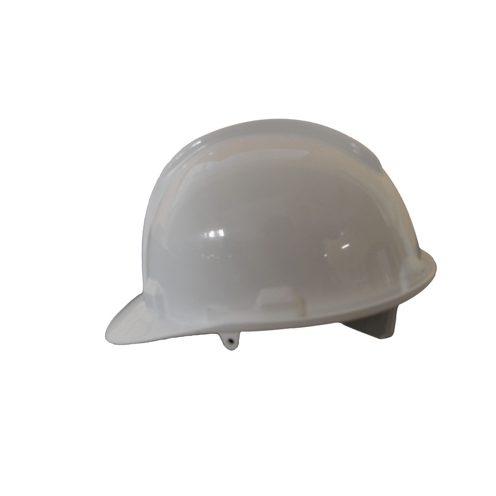 White Industrial Hard Hat With Open Vent