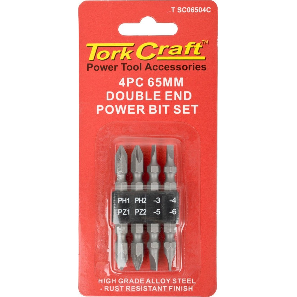Screwdriver Bit Set Quantity4, TORK CRAFT Cashbuild