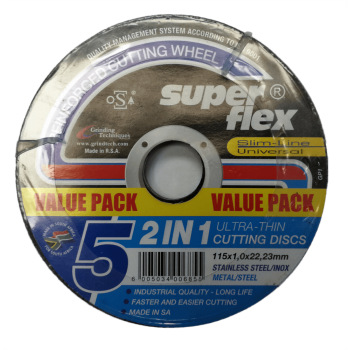 Superflex (2in1) Quantity:5 115 X 1mm