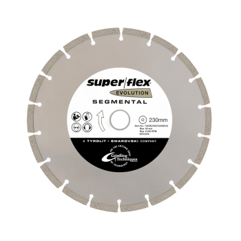 Superflex Evolution Segmented Diamond Blade 230mm X 2.6mm