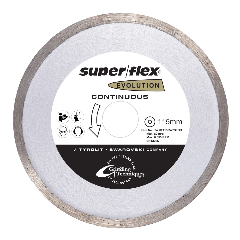 Superflex Evolution Continues Rim Diamond Blade 115 X 1.8mm