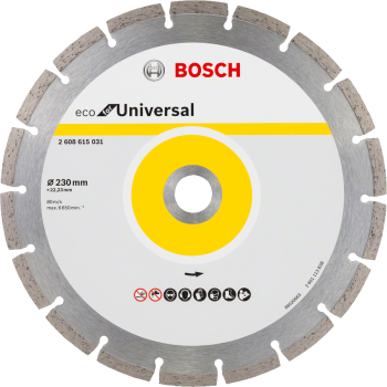 Bosch Uni Eco Diamond Disc 230mm X 22.23