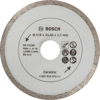 Bosch Diamond Blade Ceramic 115 X 22.23 X 1.7mm