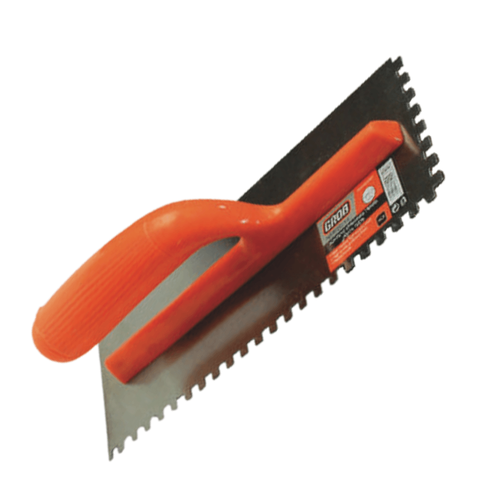 Adhesive Spreading Trowel With Teeth