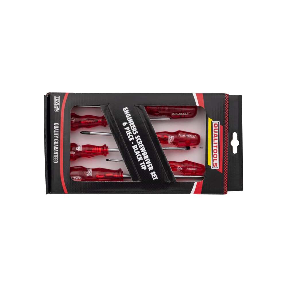 Screwdriver 6 Piece Set Mechanical, QUALITOOLS Cashbuild