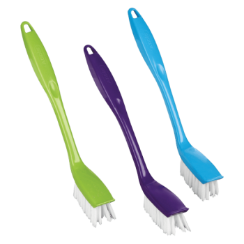 Dishwash Brush, Nylon Bristle With Plastic Handle