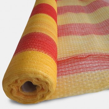 Orange & Yellow Barrier Netting 1m X 50m On A Roll