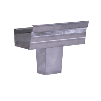Gutter Square Stop End Square Outlet Galvanised